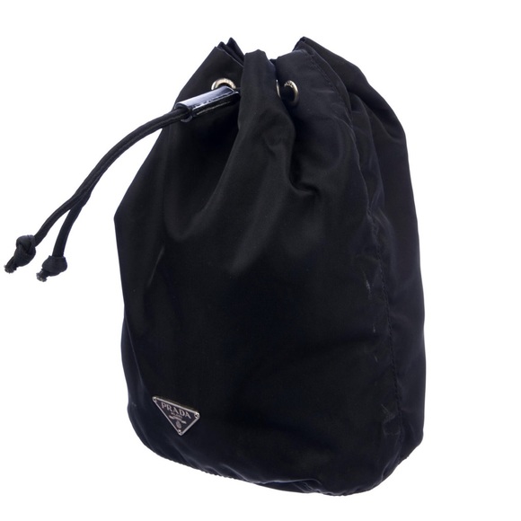 100% Authentic PRADA Tessuto Drawstring Pouch Bag - Picture 8 of 11